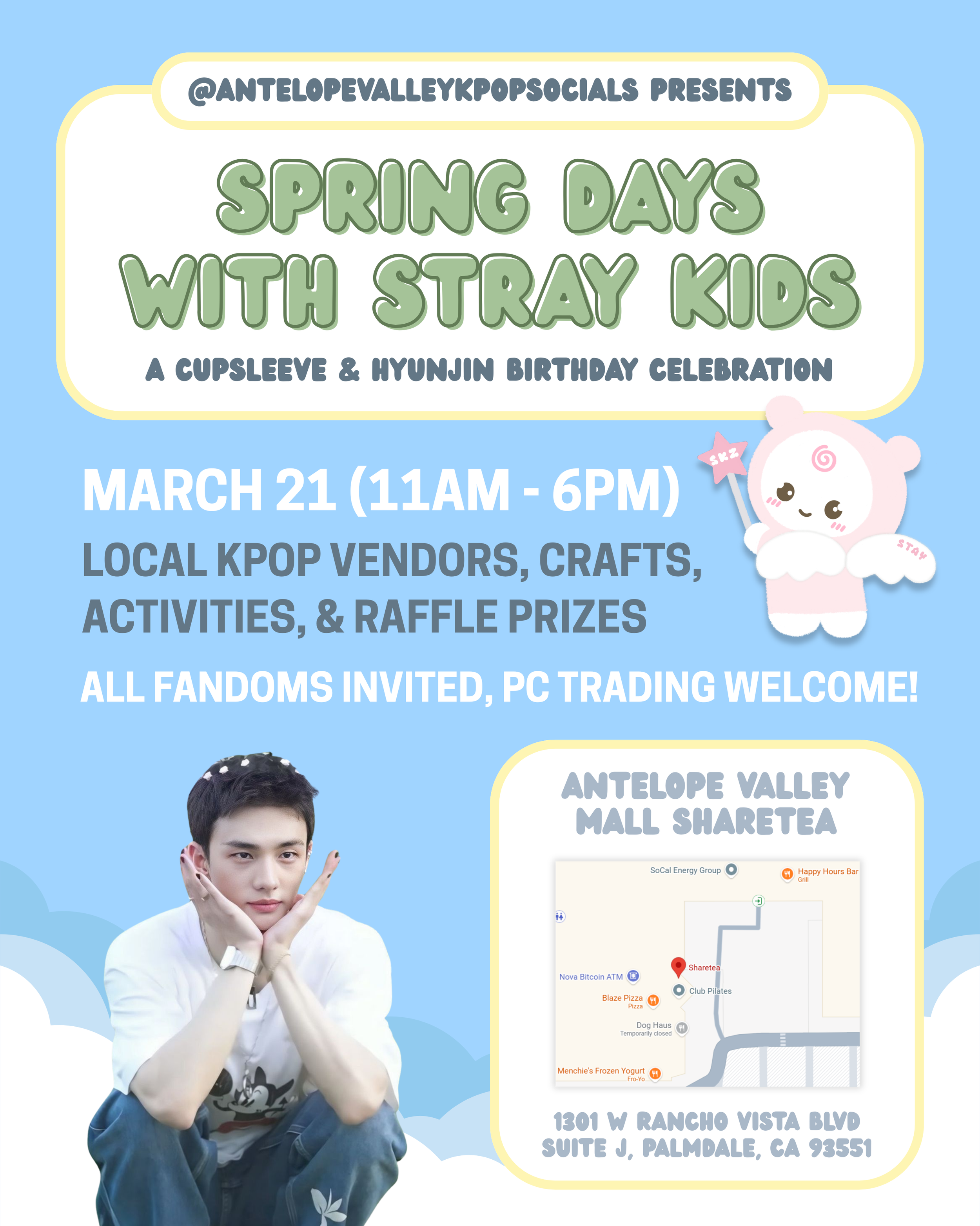 Spring Days with Stray Kids: A Cupsleeve & Hyunjin Birthday